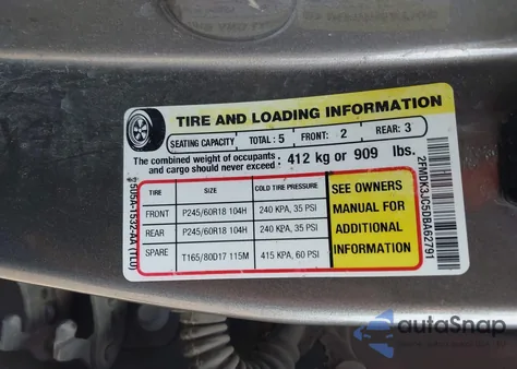 2013 Ford Edge Sel z USA, uszkodzony, nr VIN 2FMDK3JC5DBA62791